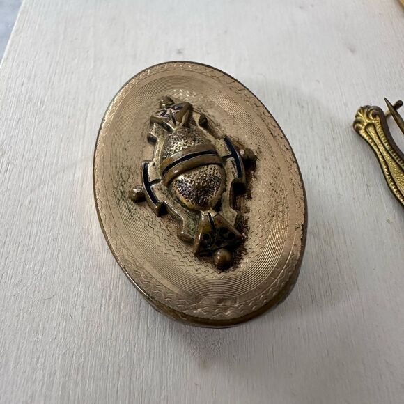 Antique Gold Fill Pins And Cufflinks 5 Piece - Picture 10 of 10